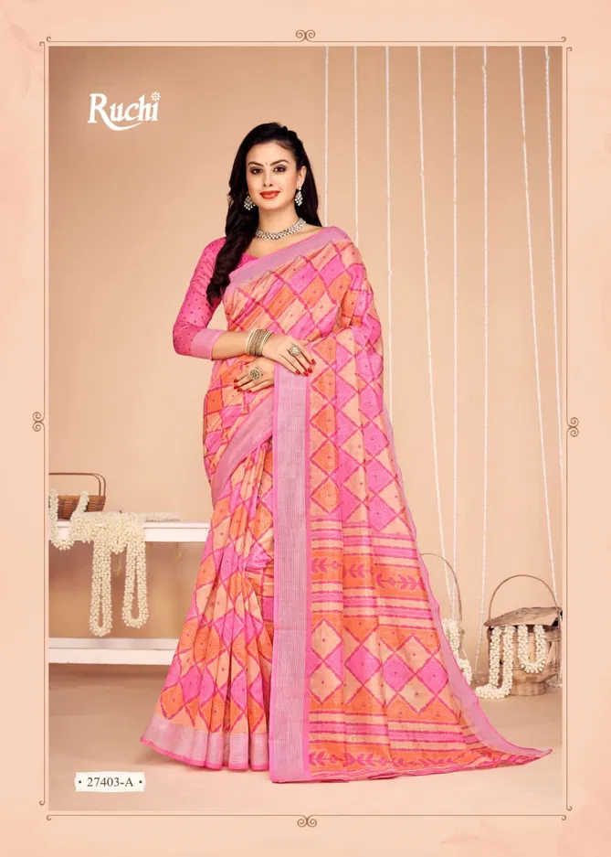 Radhika Vol 1 By Ruchi Tassur Silk Daily Wear Sarees Orders In India